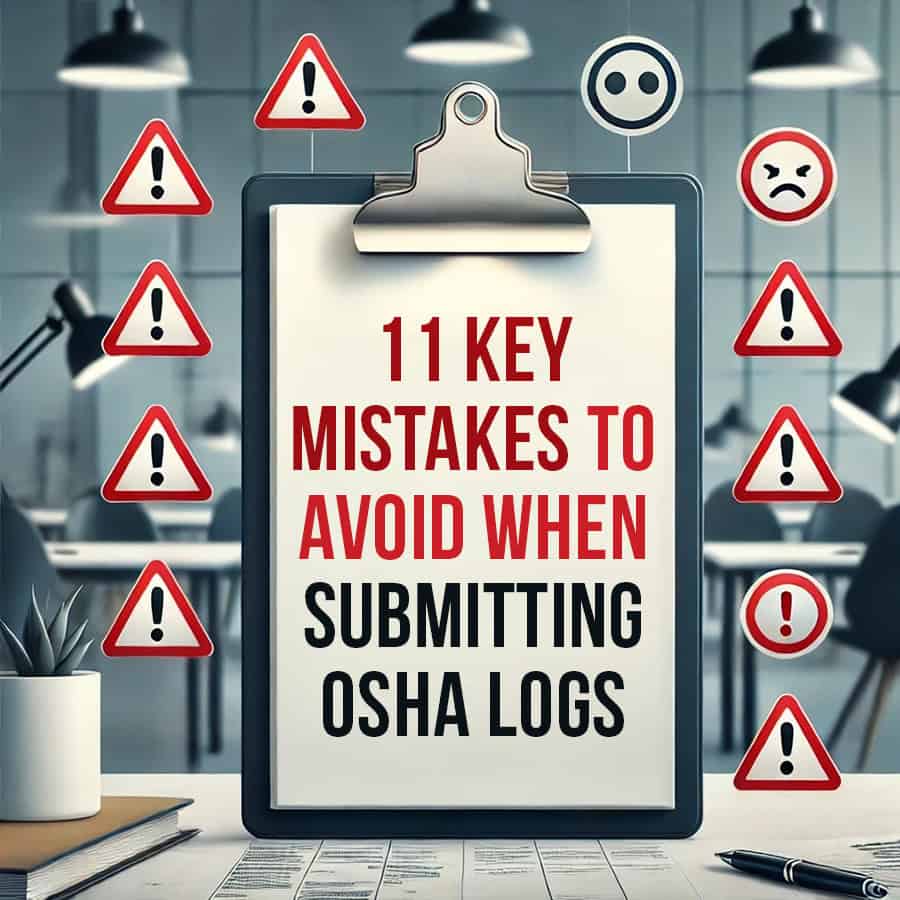 11 key mistakes to avoid when submitting OSHA logs